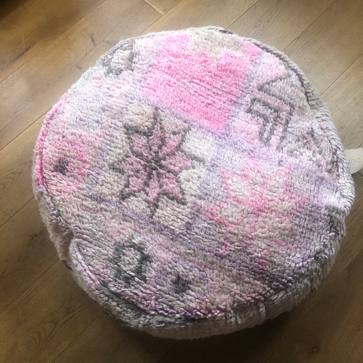 Vintage Pouf - rund -